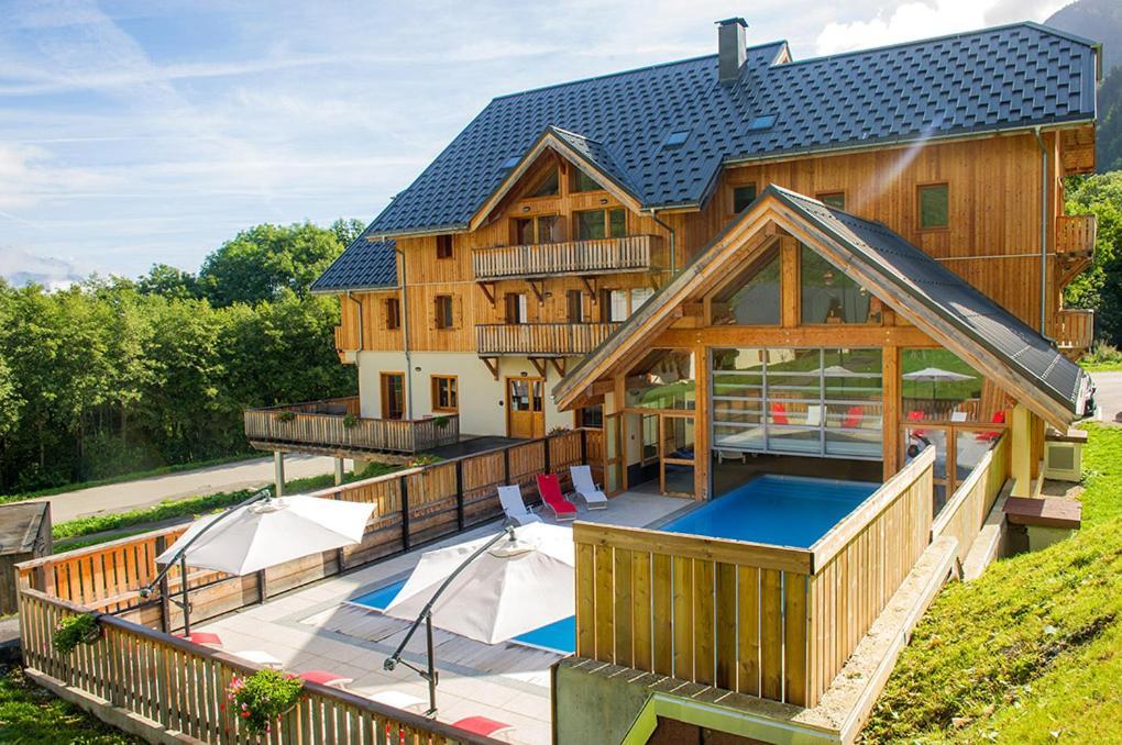Appartement Les Chalets De Belledonne Saint-Colomban-des-Villards Екстериор снимка
